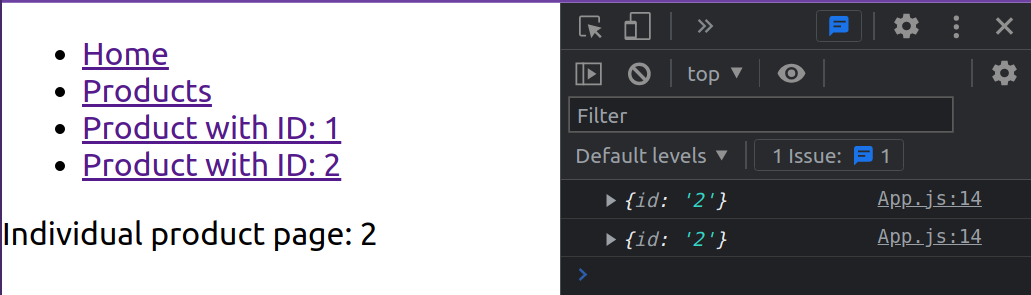 Basic routing with another page