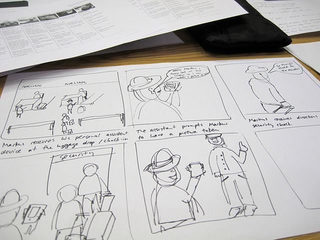 Example of storyboard